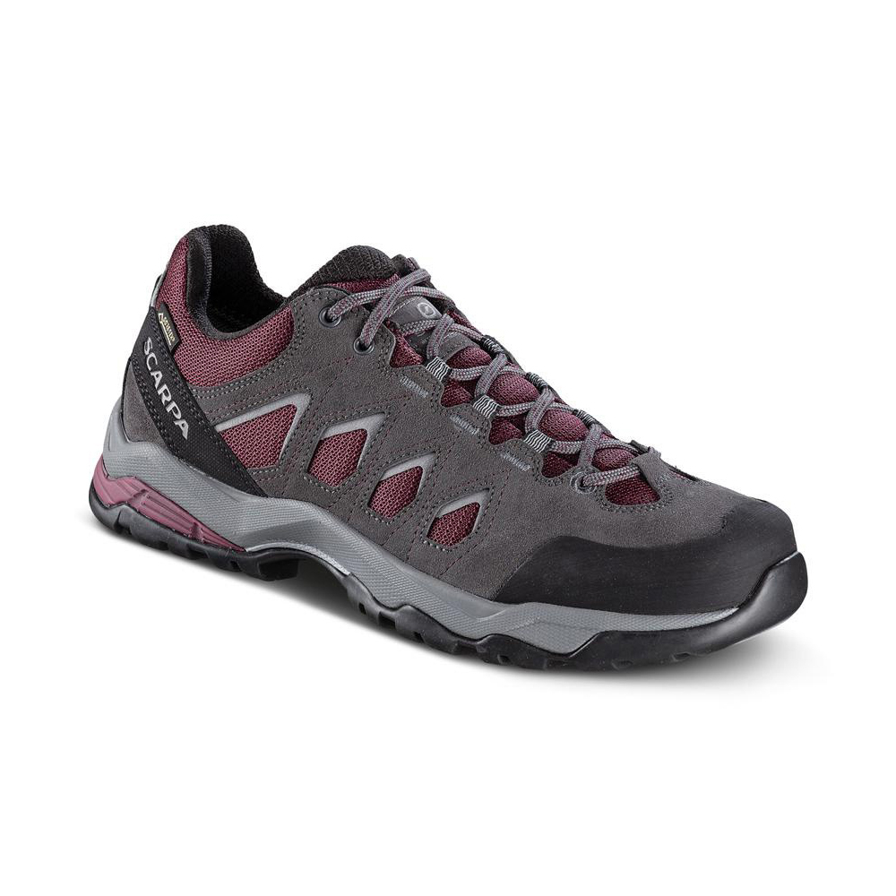 MORAINE GTX WMN   -   Hiking lunghe camminate, uso cittadino, Impermeabile   -   Eggplant-Storm Gray-Light Gray