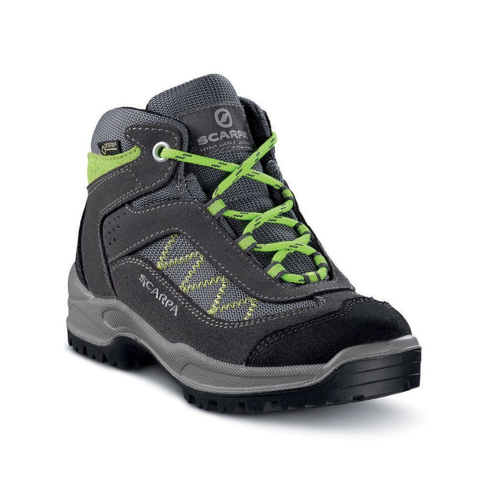 MISTRAL KID GTX   -   Camminate sentieri sterrati e nei boschi, Impermeabile   -   Smoke-Mantis Green