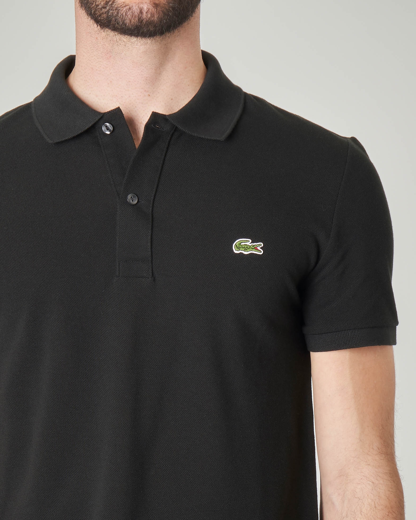 Polo lacoste nera hotsell