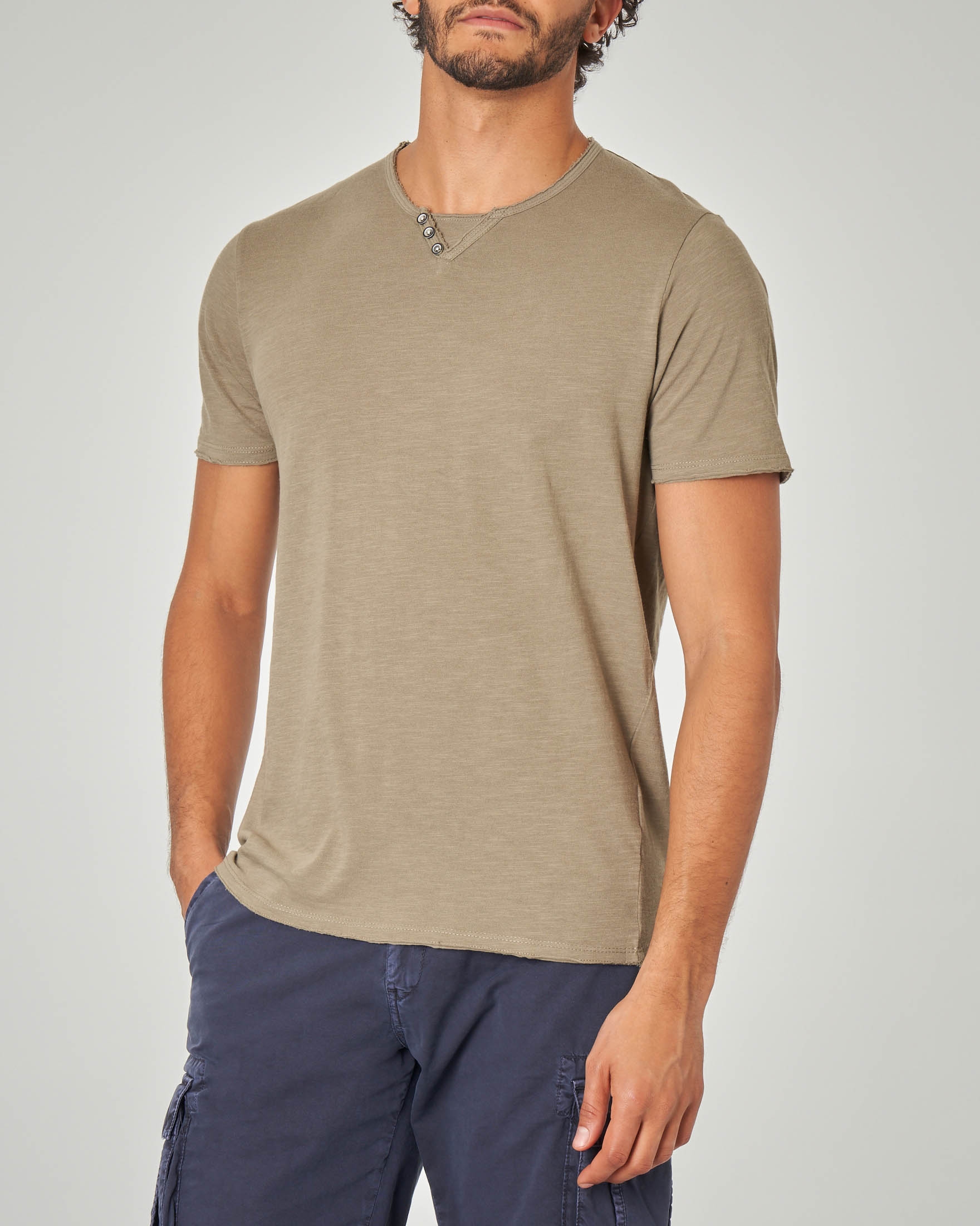 t shirt verde militare
