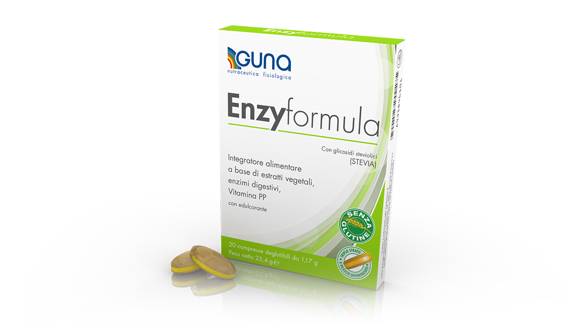 Enzyformula Integratore Per Intestino E Digestione Guna Compresse