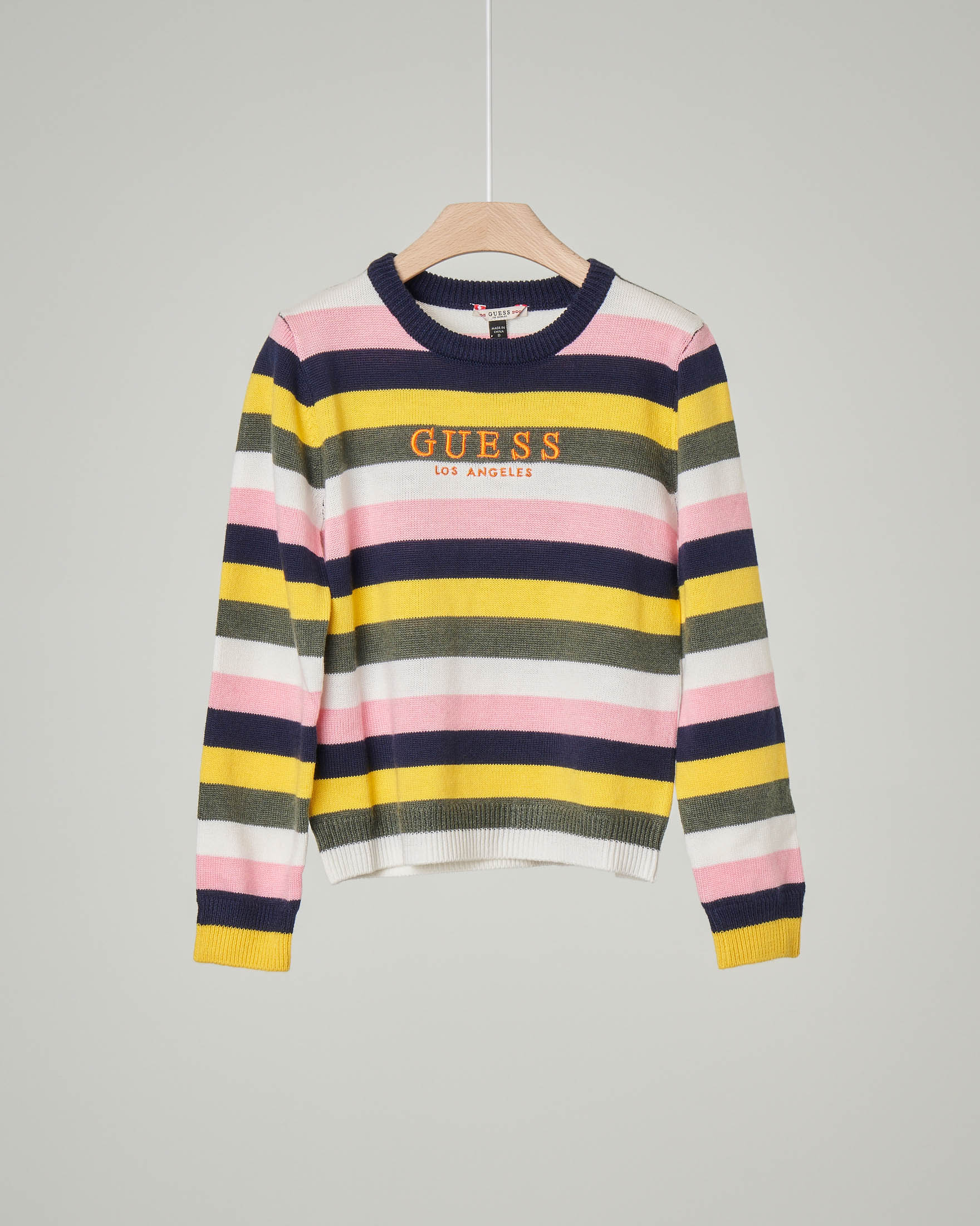 maglia a righe guess