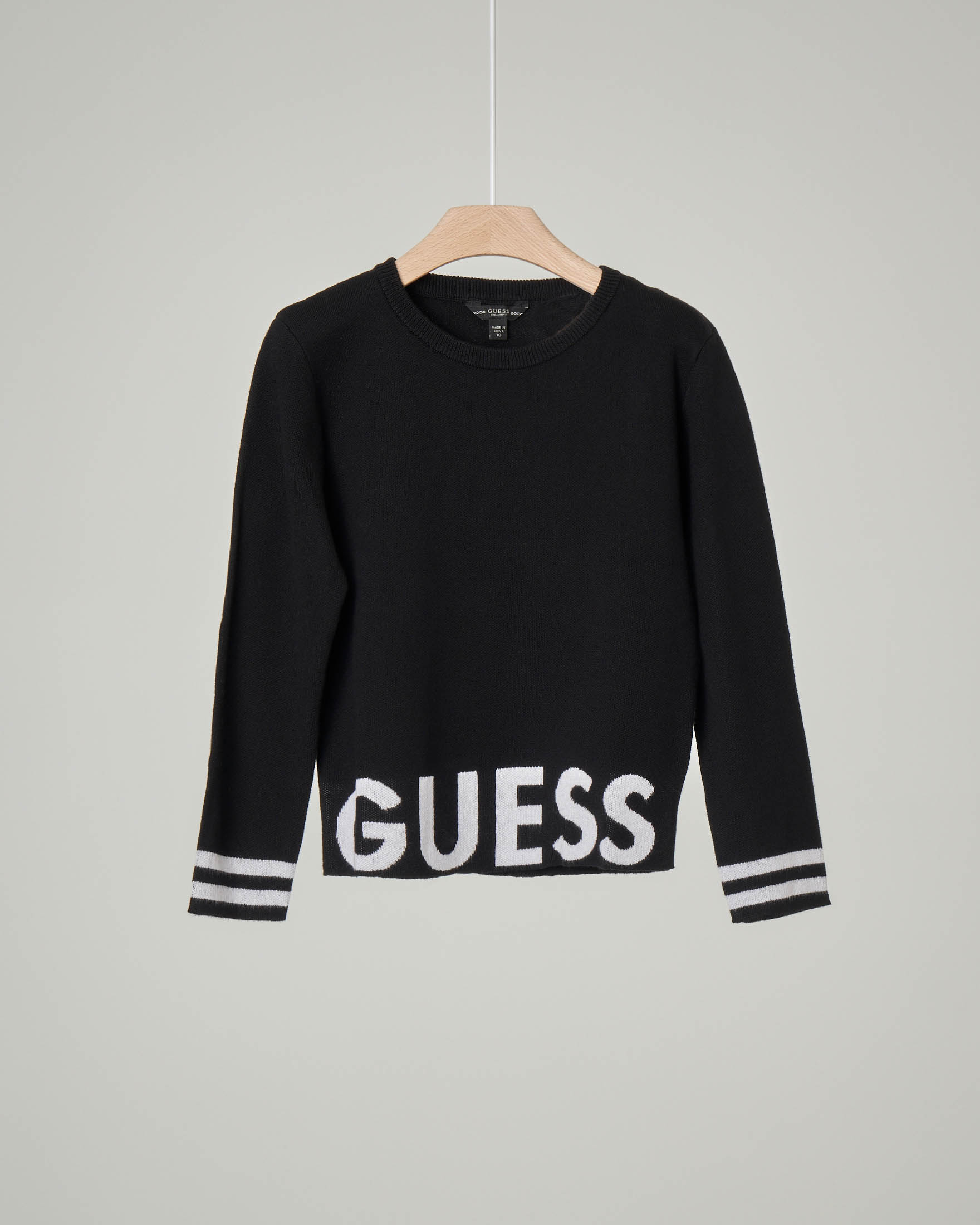 maglia guess nera