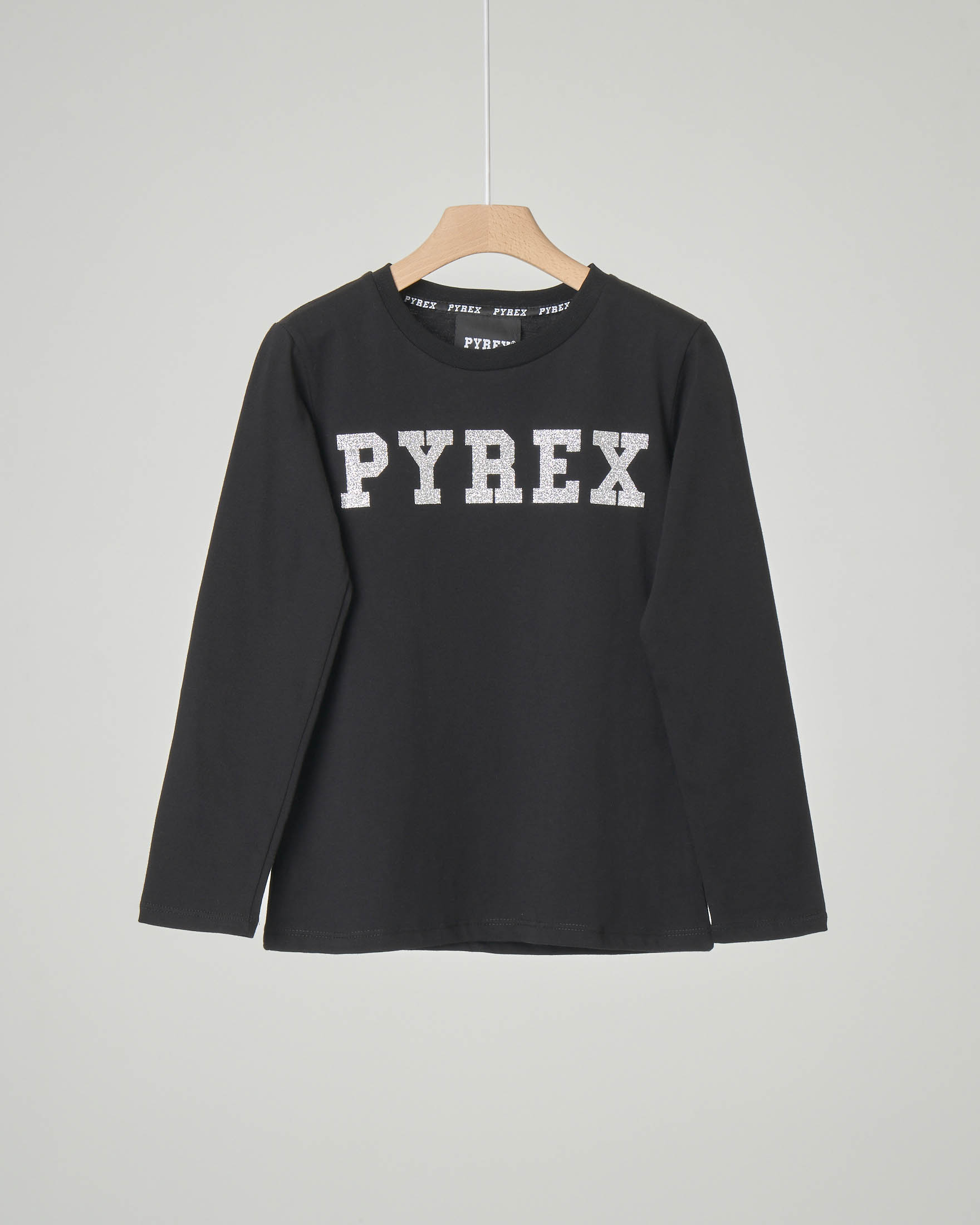 t shirt pyrex manica lunga