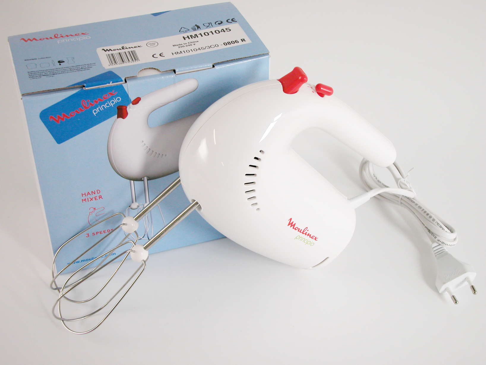 Moulinex Prep Line Sbattitore 450W - Fruste E Ganci Per Impastare, 5 Velocità + Turbo - Foto 8