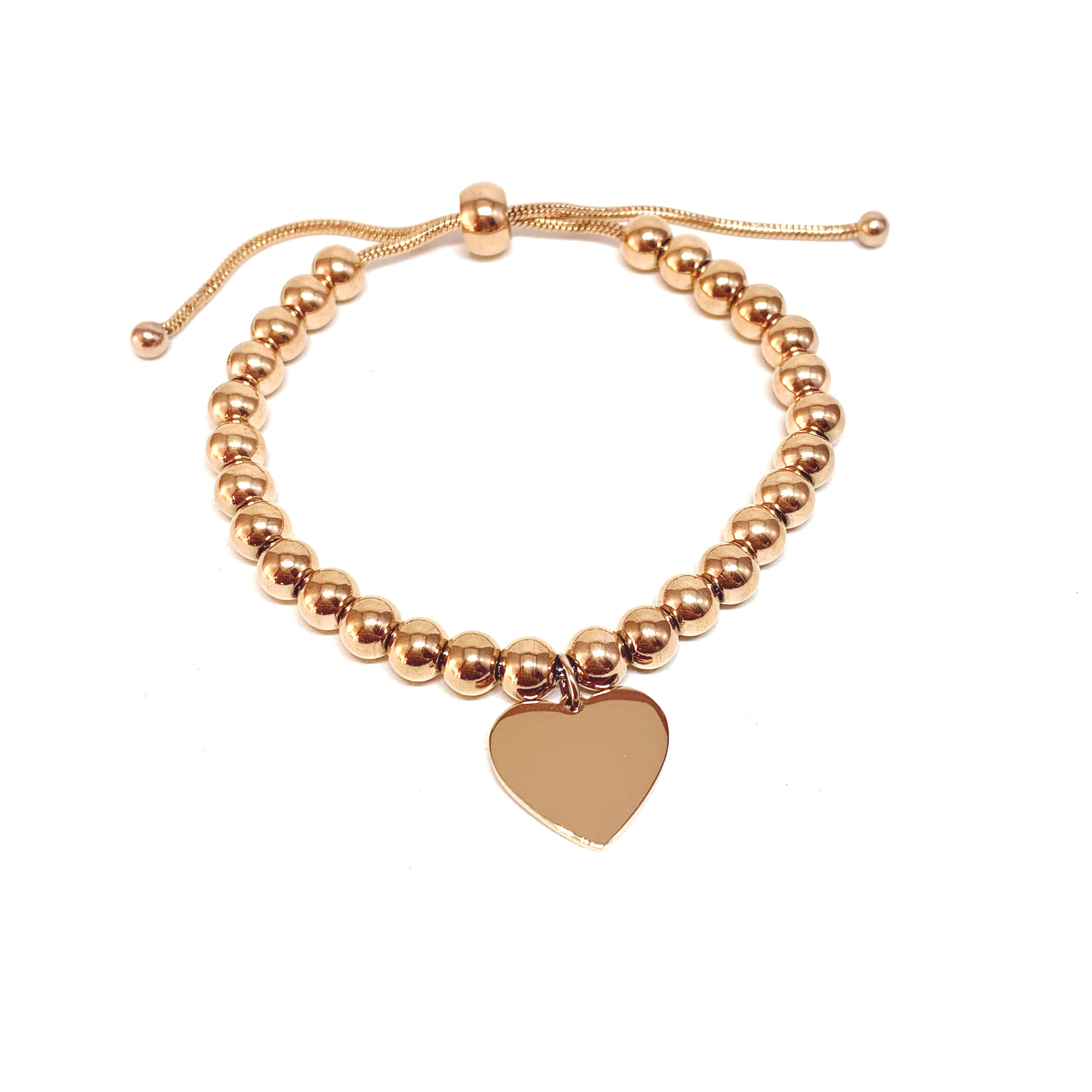 LILLY MARIE Bracciale Regolabile In Argento 925 Con Sfere Diamantate: Lucido, Leggero, Da 19 A 22 Cm