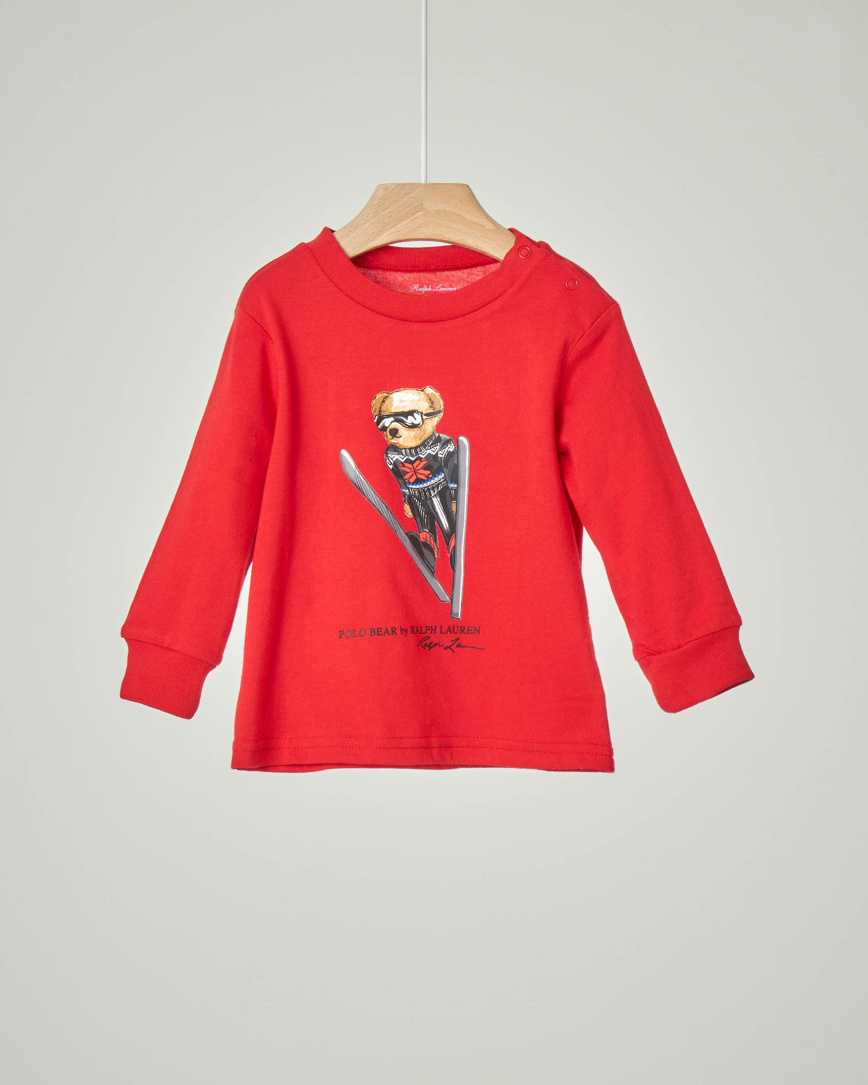 t shirt manica lunga ralph lauren