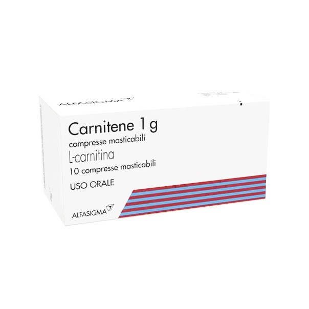 l acetil carnitina farmaco CARNITENE - FARMACO A BASE DI L-CARNITINA IN COMPRESSE MASTICABILI