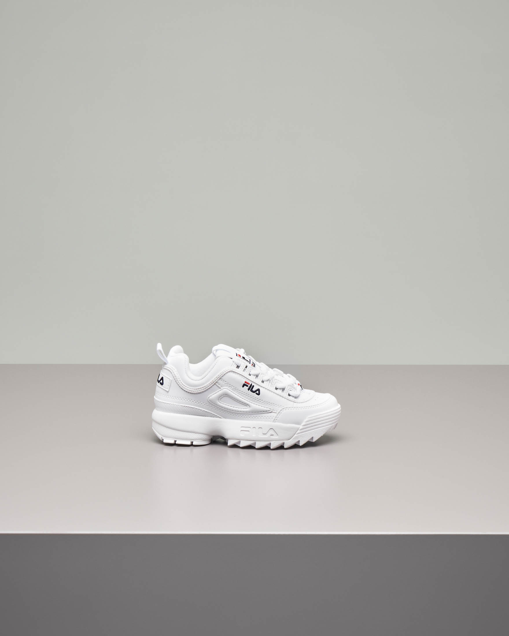 Fila disruptor uomo on sale bianche