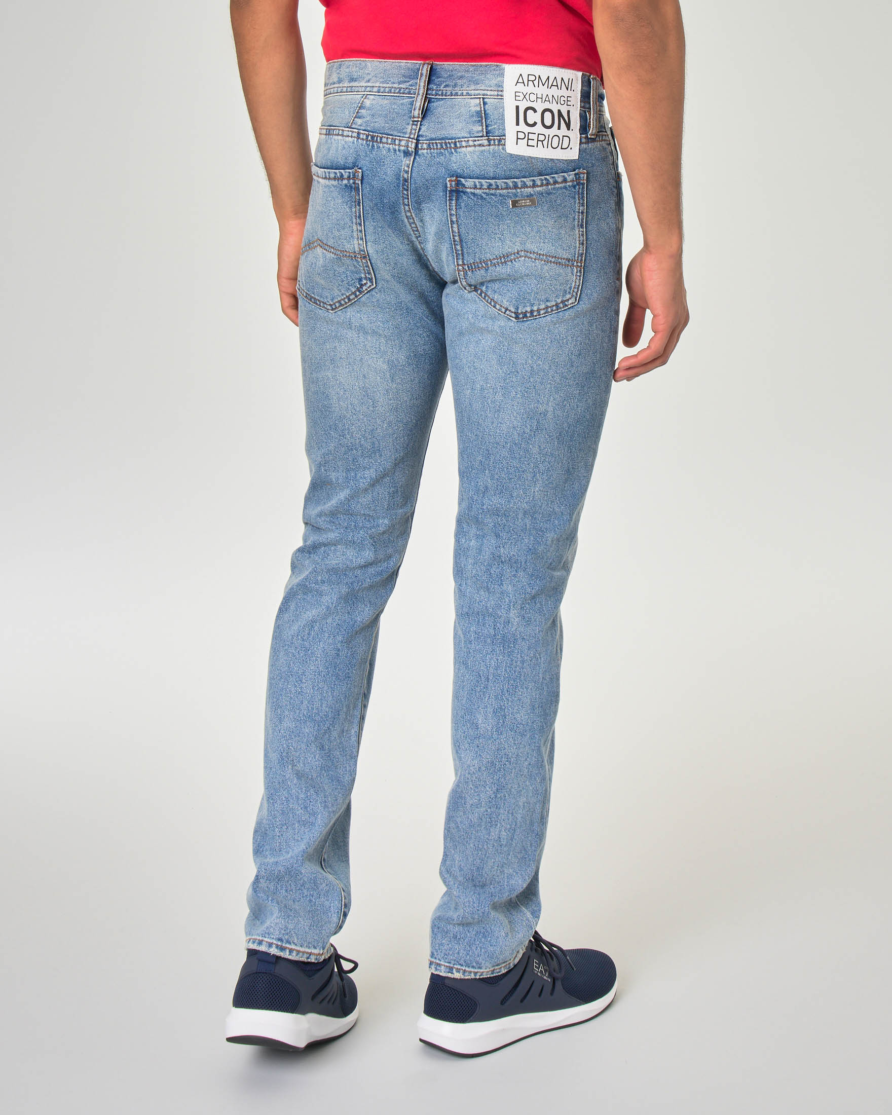 Jeans J13 Icon Period slim-fit lavaggio chiaro super stone wash