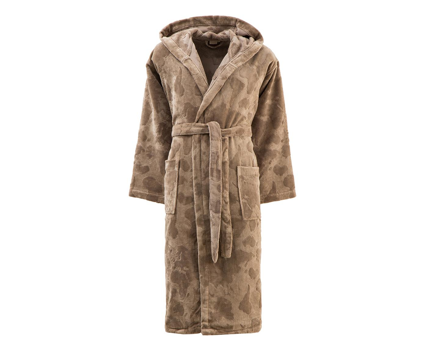 Alviero Martini bathrobe Bathrobes with hood ATLANTIS MUD