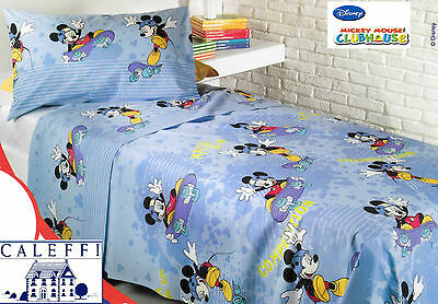 Intimo e Arredo Casa, Parure Letto - Lenzuola Cotone. 1 Piazza e mezza.  DISNEY, CALEFFI - MICKEY SKATE 222039628284 Acquista ora