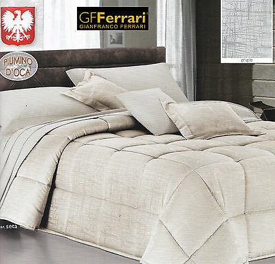 GFFERRARI TRAPUNTA LETTO MATRIMONIALE JACQUARD TINTO IN FILO 265X265 N