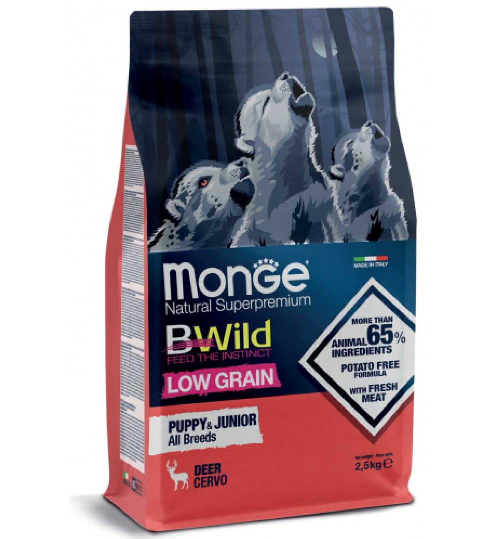 Monge - BWild Low Grain - All Breeds - Adult - 2.5 kg