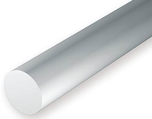 Styro Rod EVERGREEN 211 WHITE POLYSTYRENE ROD