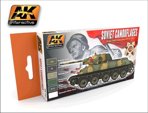 Soviet Camouflages Soviet tank colors 1935-1945 Set