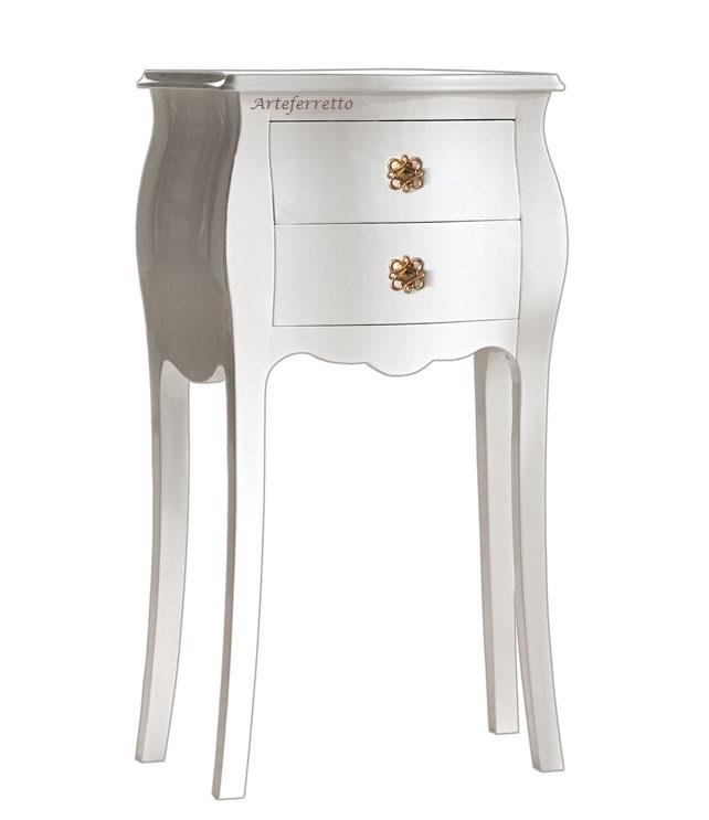 klassischer Beistelltisch mit 2 Schubladen | Frank Möbel by Arteferretto