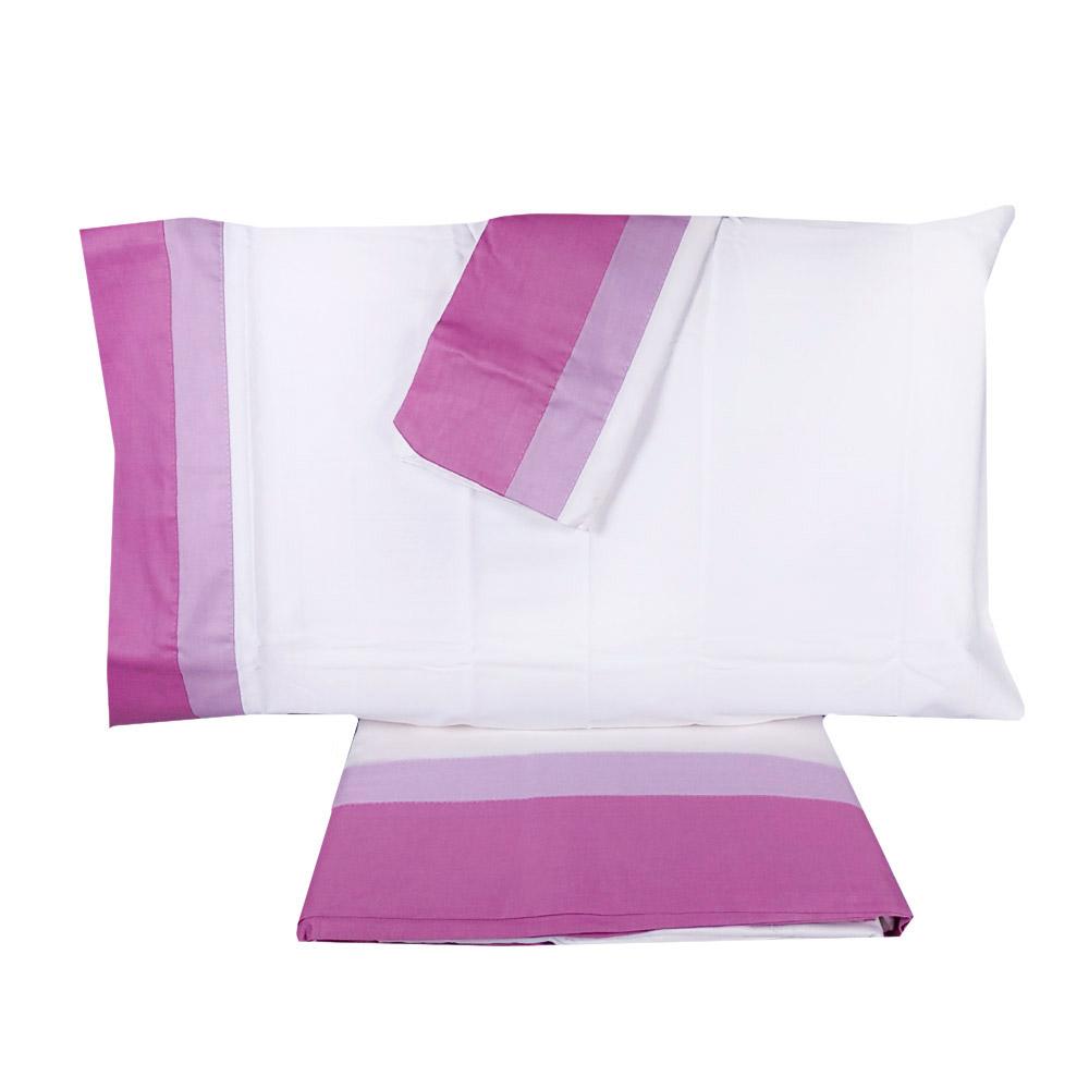 Lenzuola matrimoniale completo 2 piazze raso di cotone MILANO