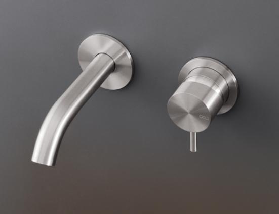 PLA02S Placca per cassetta a doppio flusso Geberit con pulsanti a filo  Acciaio inox CEA DESIGN