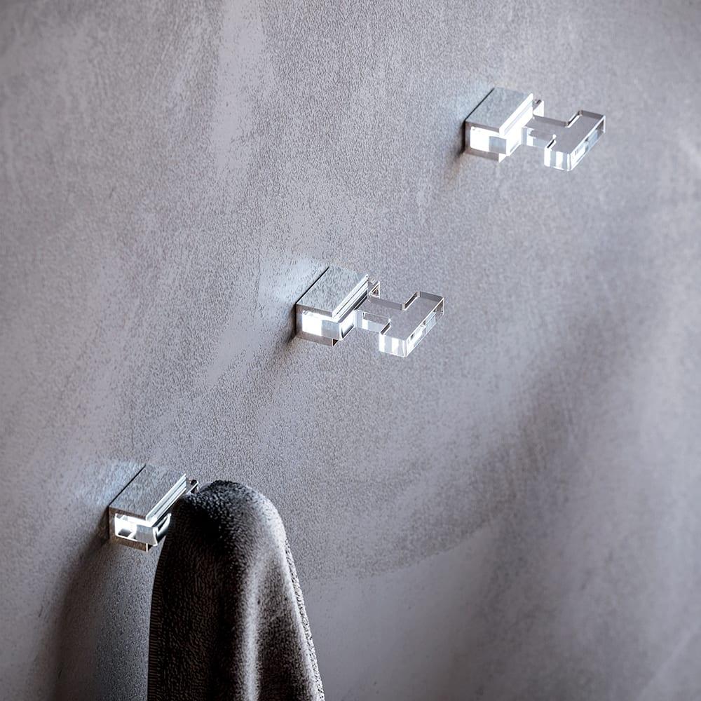 Appendiabito singolo in plexiglass S004