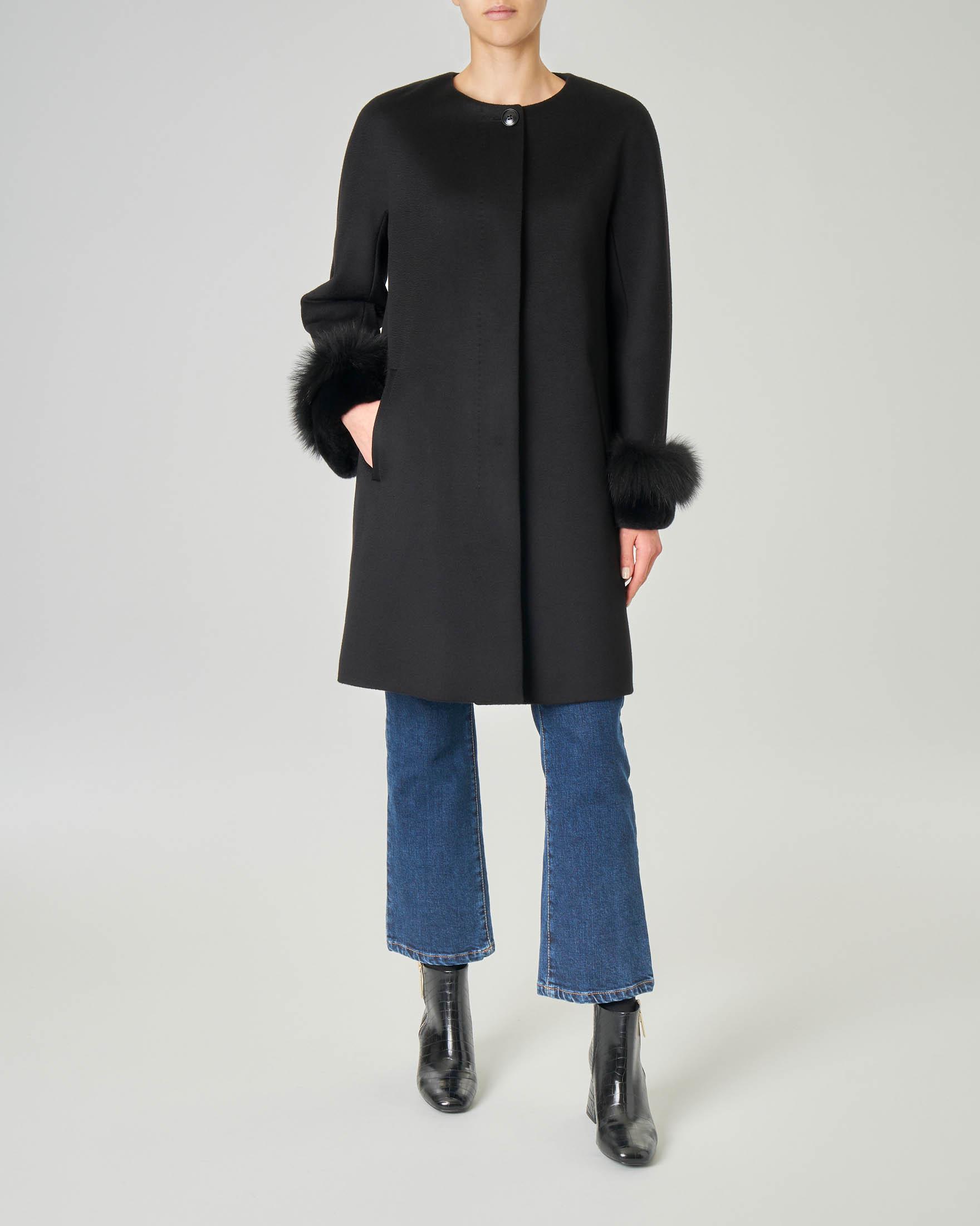 cappotti donna senza collo