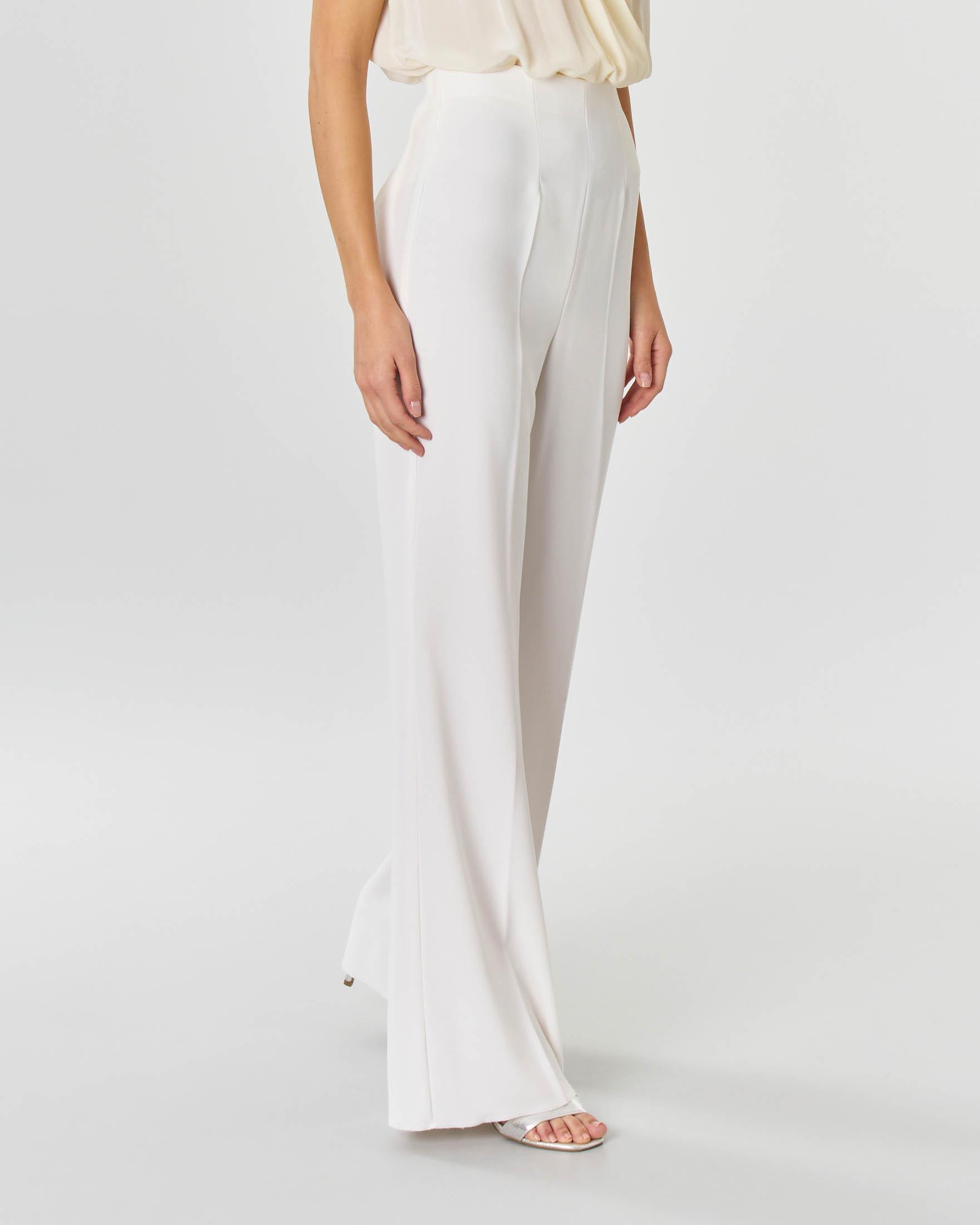 Pantaloni A Palazzo Toocool Donna - Vita Alta Con Elastico, Tessuto Morbido E Elasticizzato - Foto 9