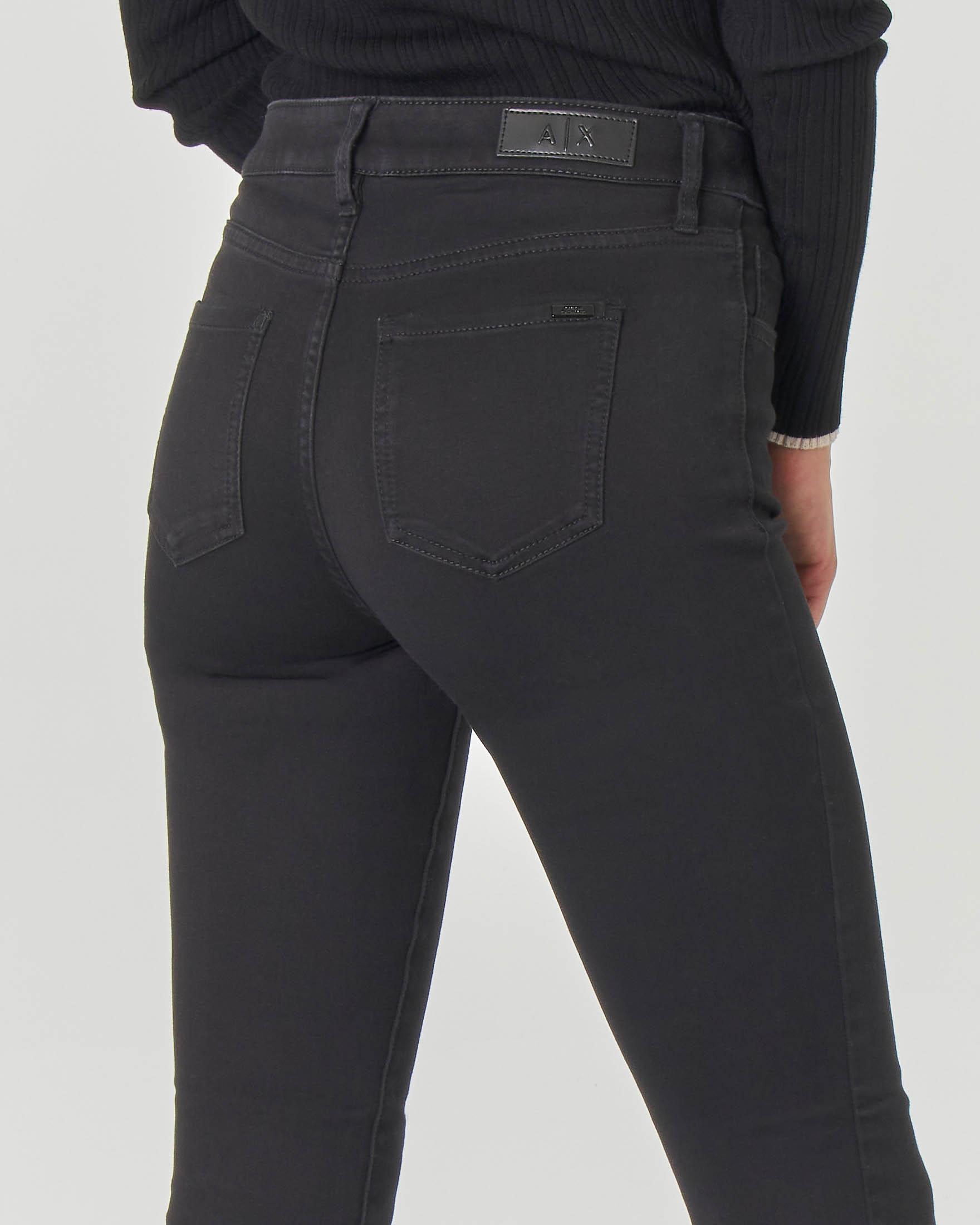 Jeans neri slim in cotone stretch Pellizzari