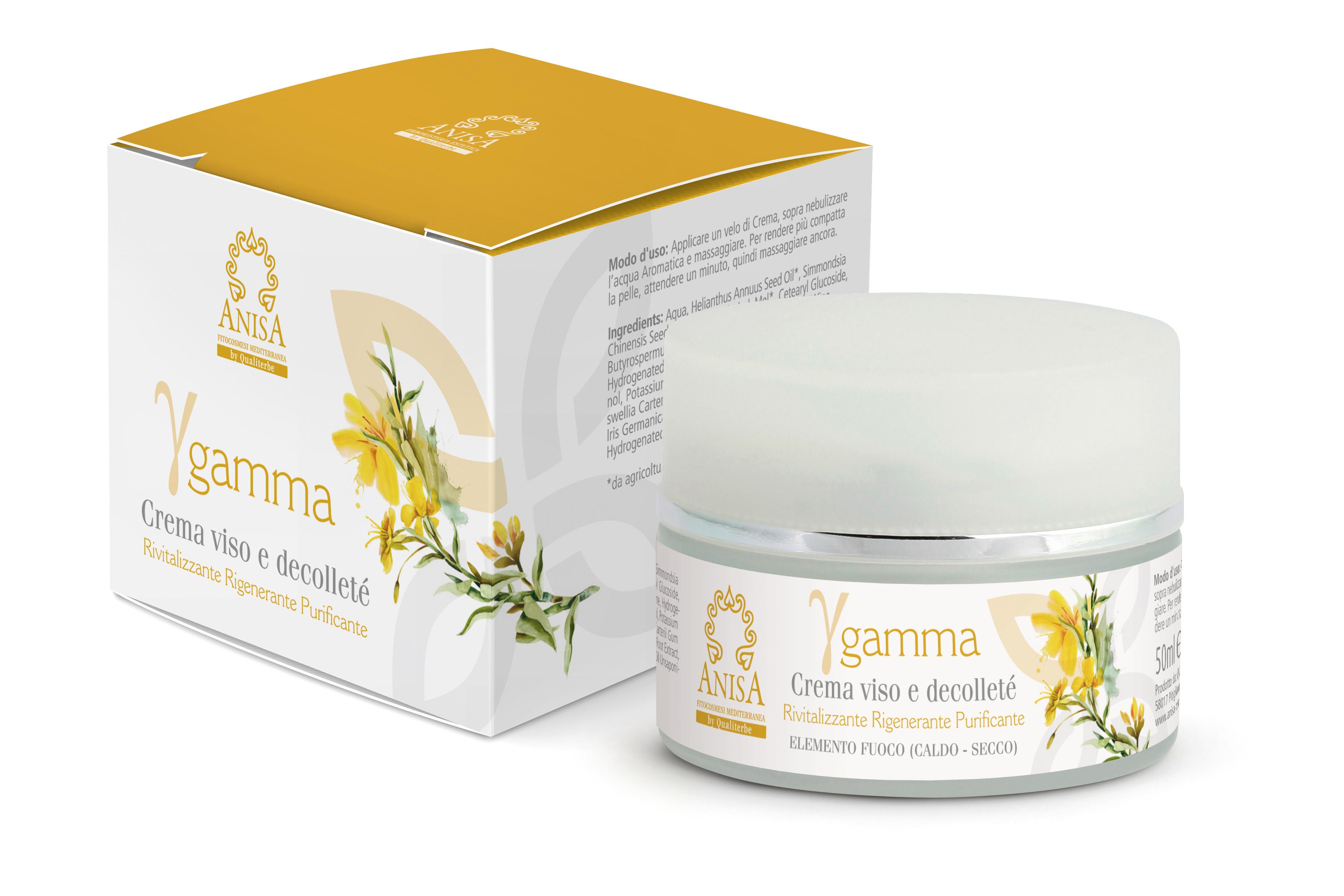 Crema Gamma 50ml Viso e Decolletè Superior Texture Linea Professionale ANISA by Qualiterbe