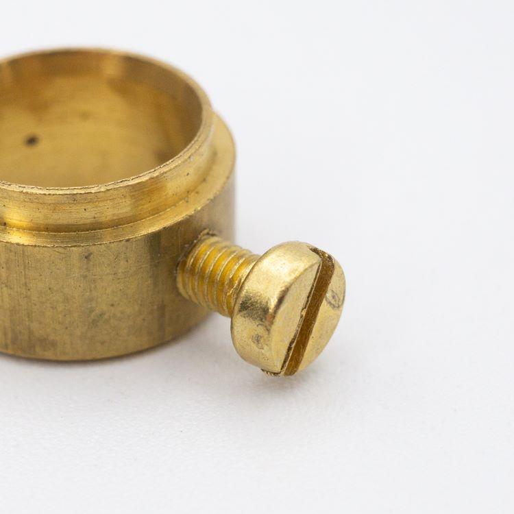 COPPETTE COPRIPERLA CONO IN OTTONE 2 PZ - Materiali - Bigiotteria - Foto 9