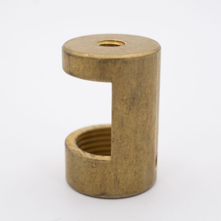 10 Staffe Per Tubo In Ottone Pressofuso | Fissaggio A Muro Da 22 Mm | Per Impianti Idraulici - 2