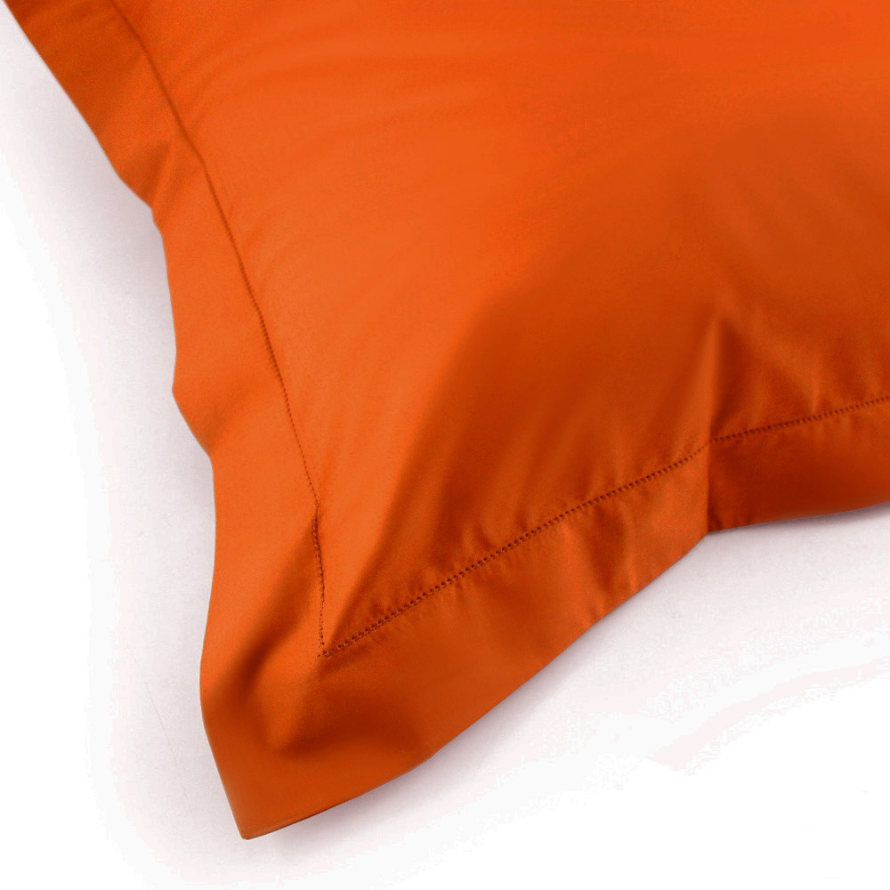 Bossi Casa coppia di federe con 3 volani con orlo a giorno BossiColor