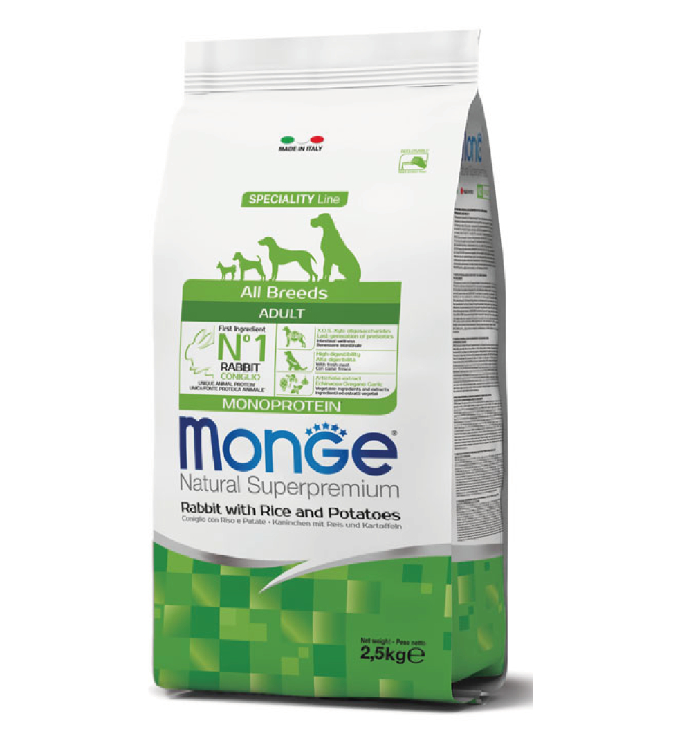 Monge - BWild Low Grain - All Breeds - Adult - 2.5 kg