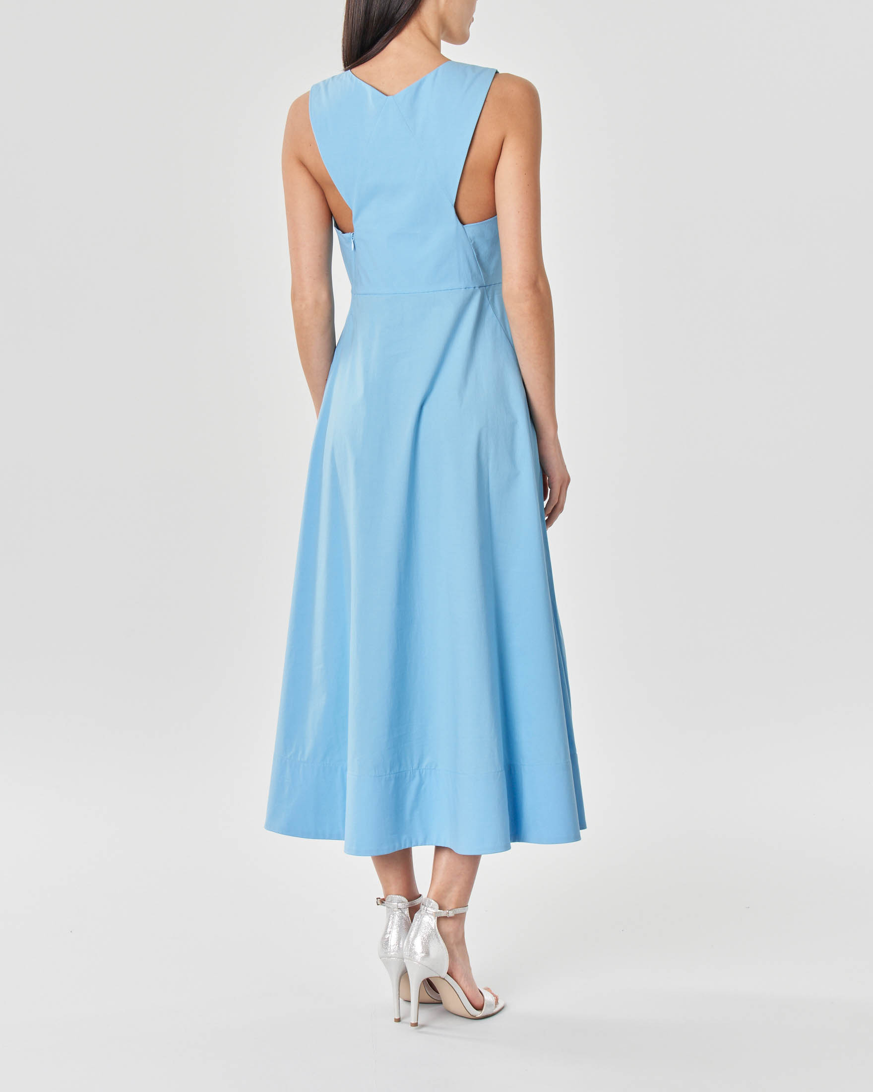 Abito Donna Lungo Stampa Leopardato - Senza Maniche, Sexy Per Feste E Serate - Foto 6