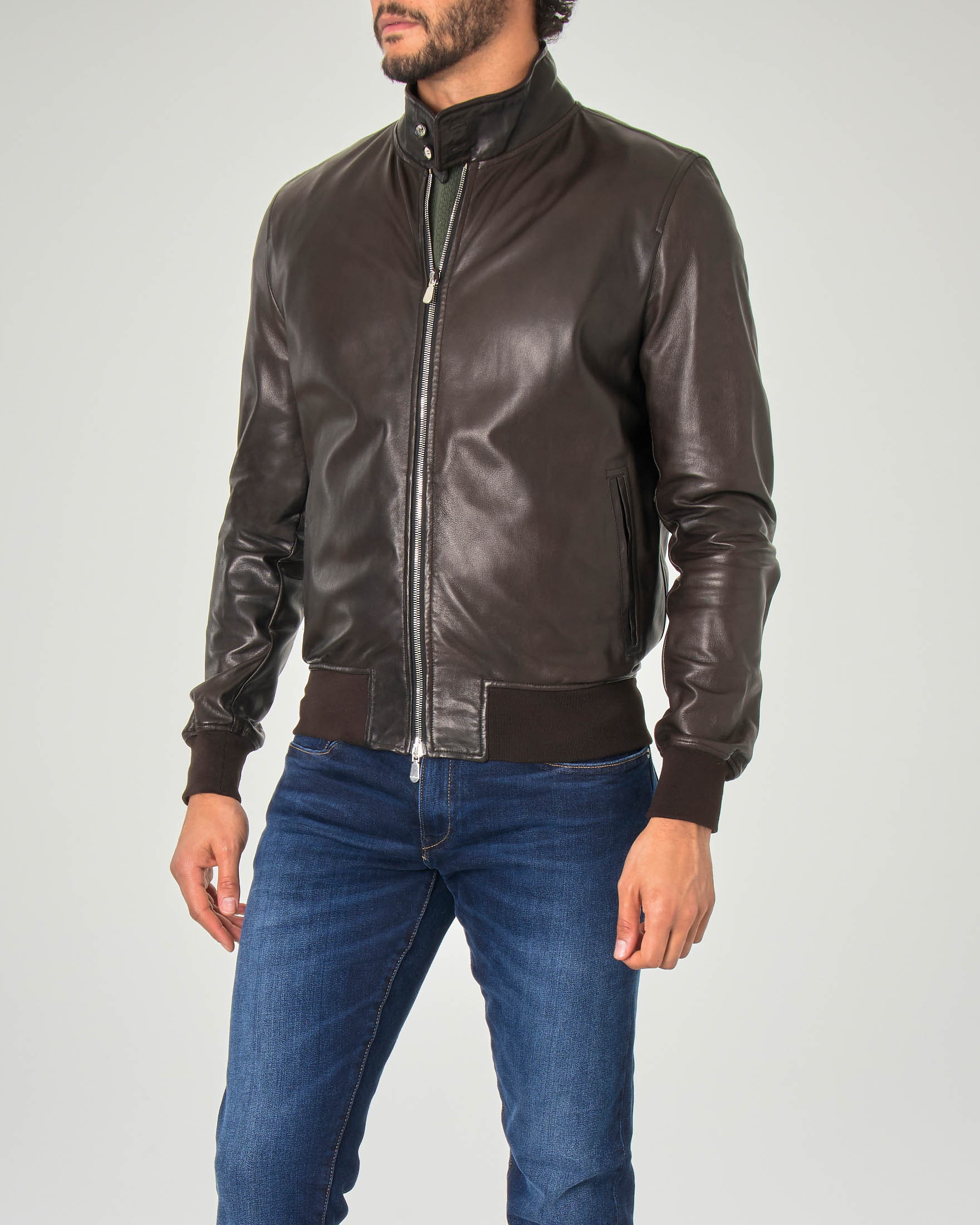 Bomber pelle shop uomo