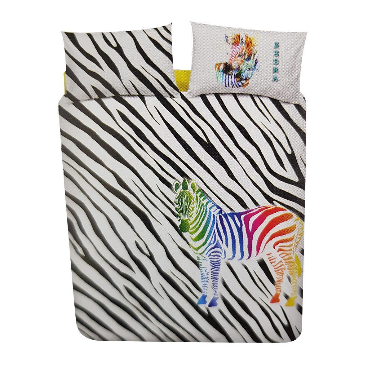 Bassetti Completo Copripiumino MARTY Zebra con sotto e federe