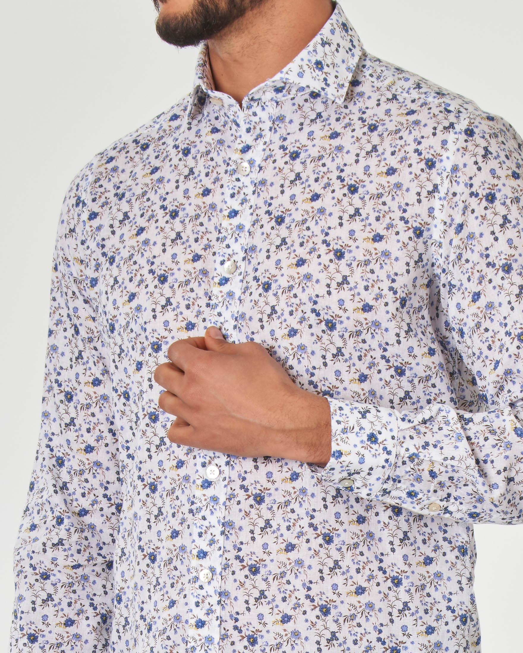 camicia fiorellini uomo