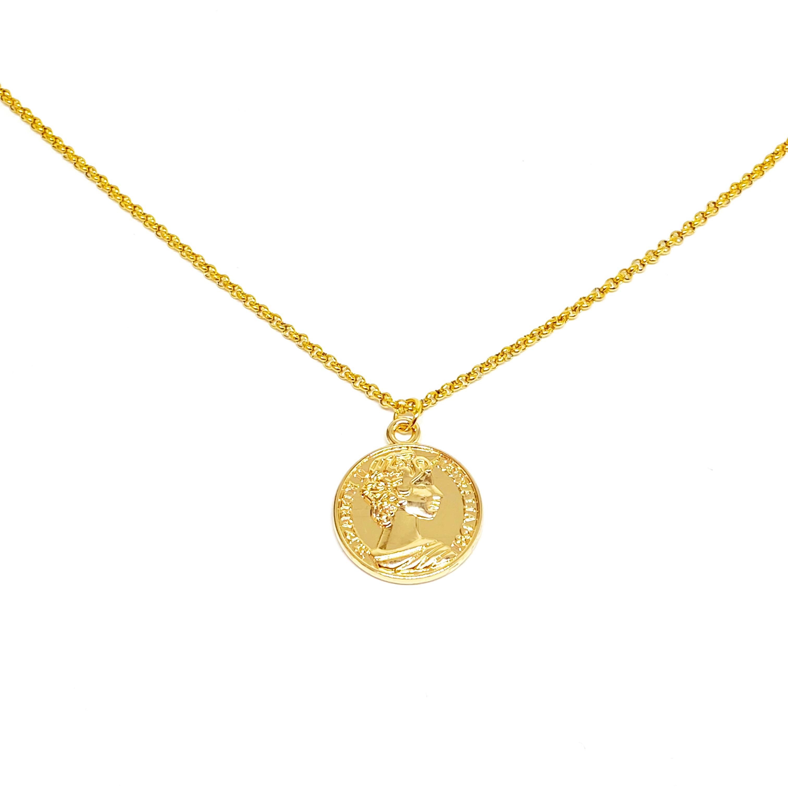 Ciondolo Rotondo Morella Coins 33mm – Intercambiabile Per Collane E Bracciali, Design Moderno