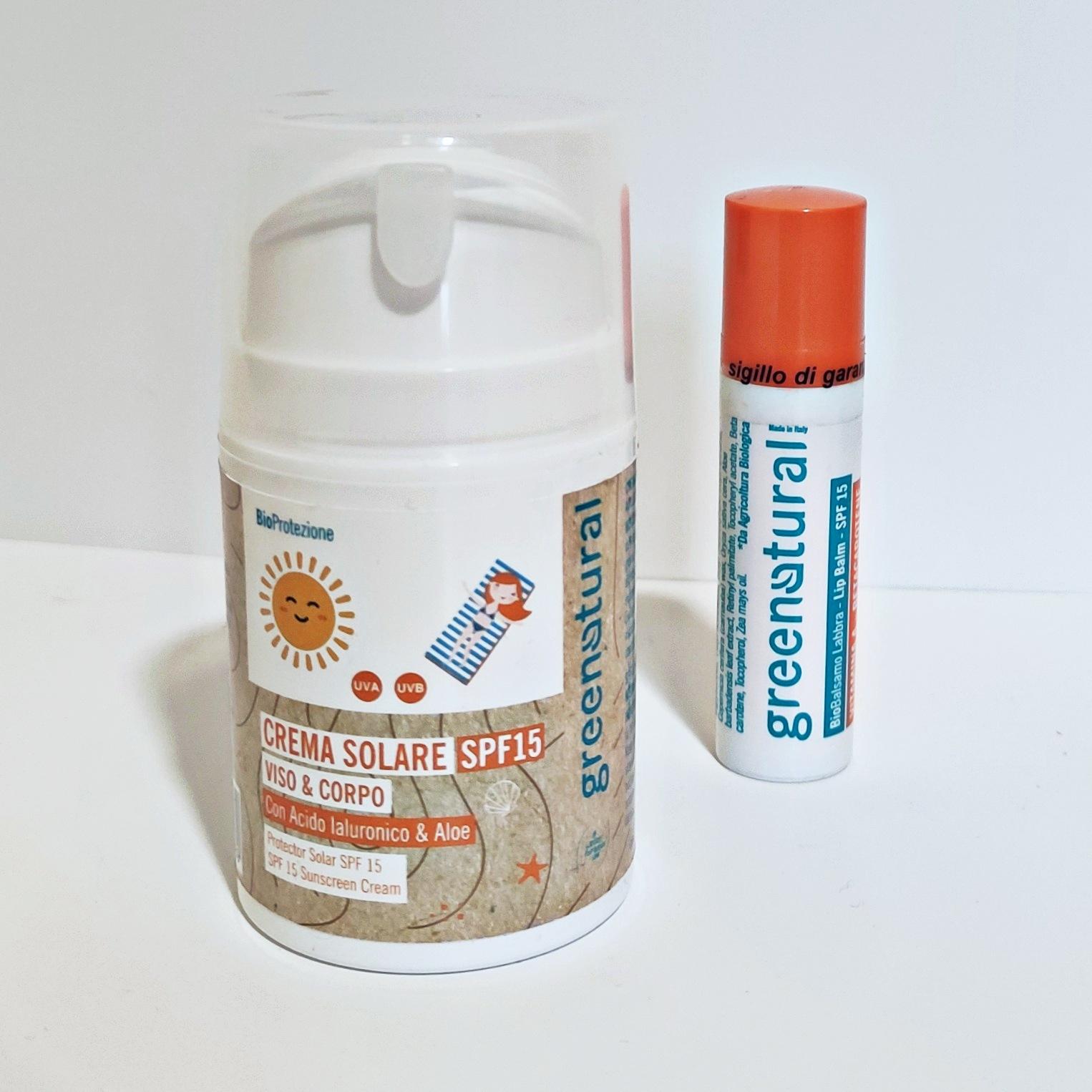 BIOPROTEZIONE – CREMA VISO CORPO SPF 15 + Balsamo labbra OMAGGIO