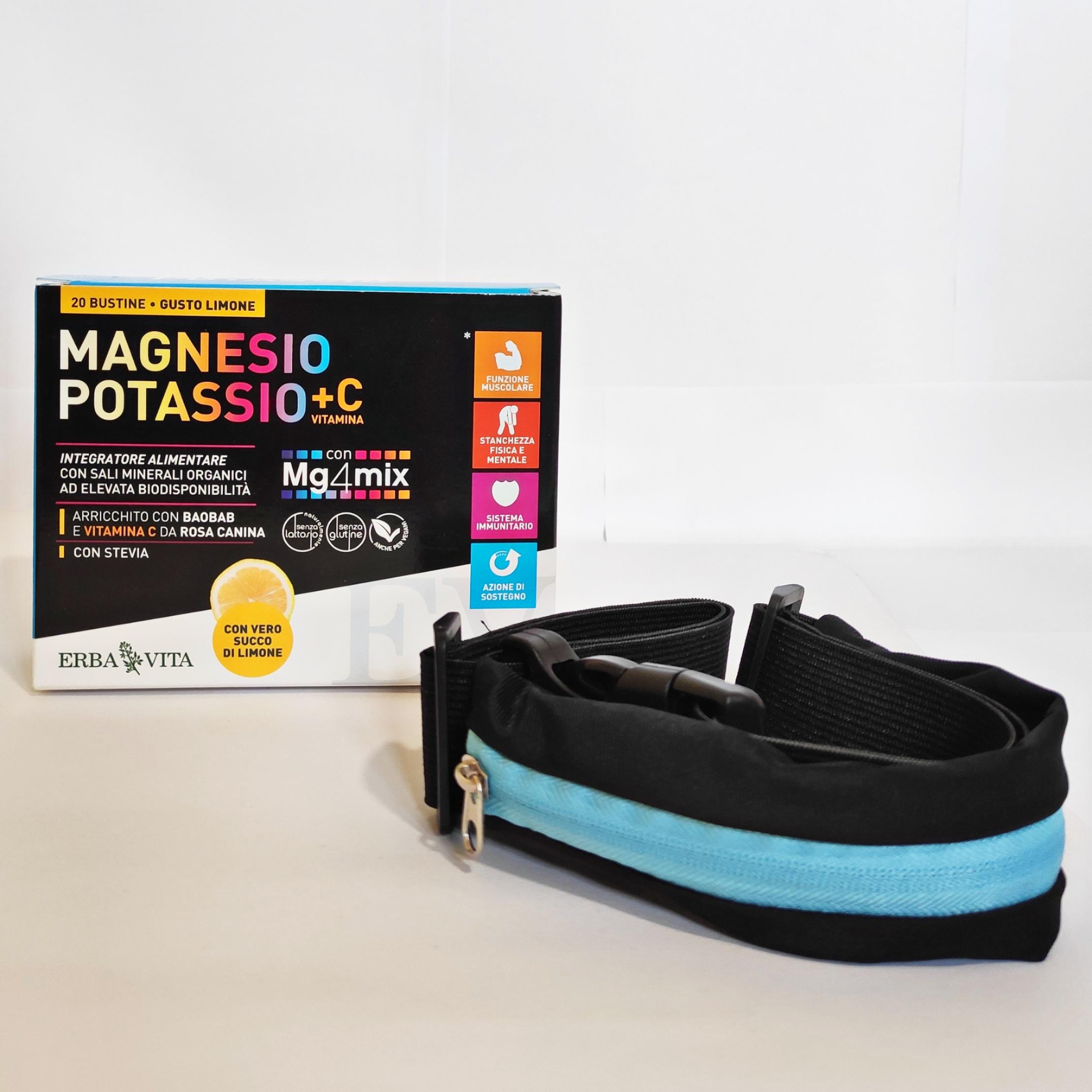 MAGNESIO POTASSIO E VITAMINA C + MARSUPIO OMAGGIO