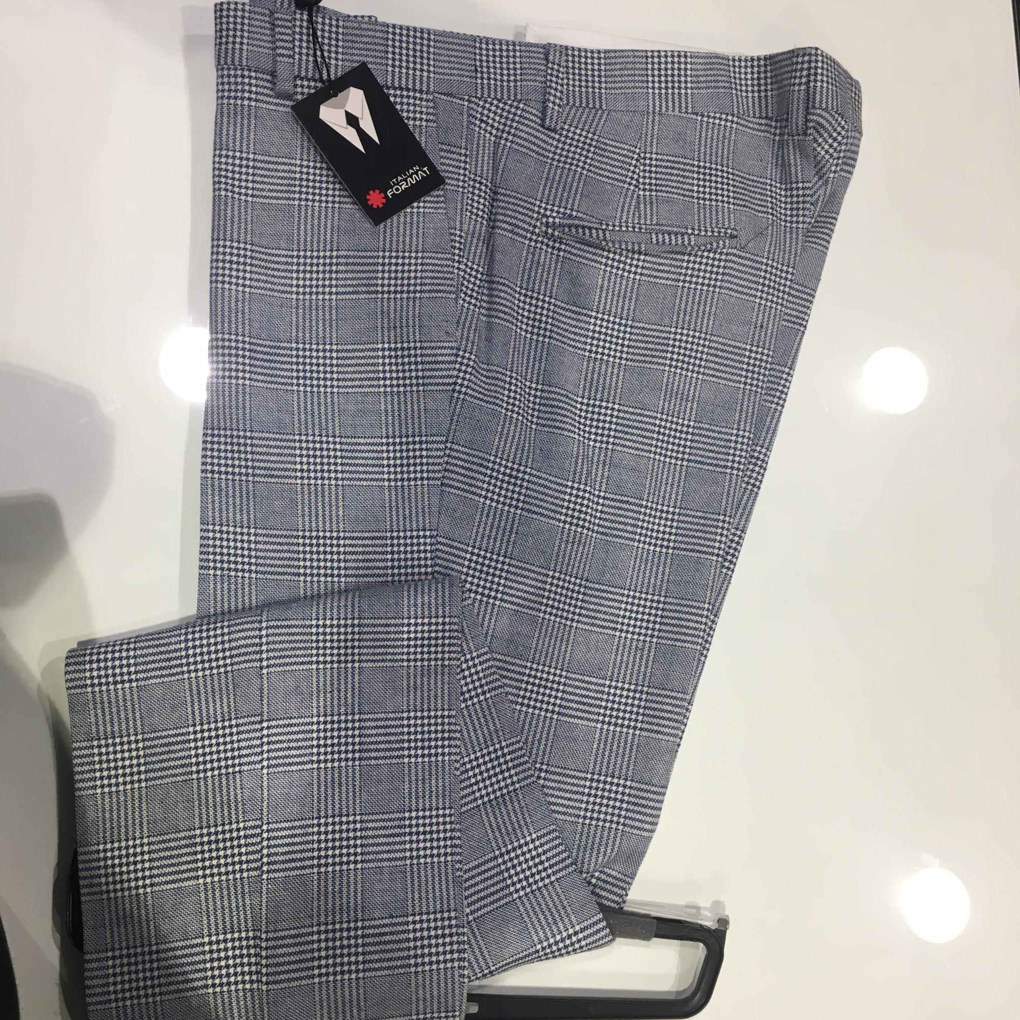Pantalone uomo lord Galles misto lino e cotone