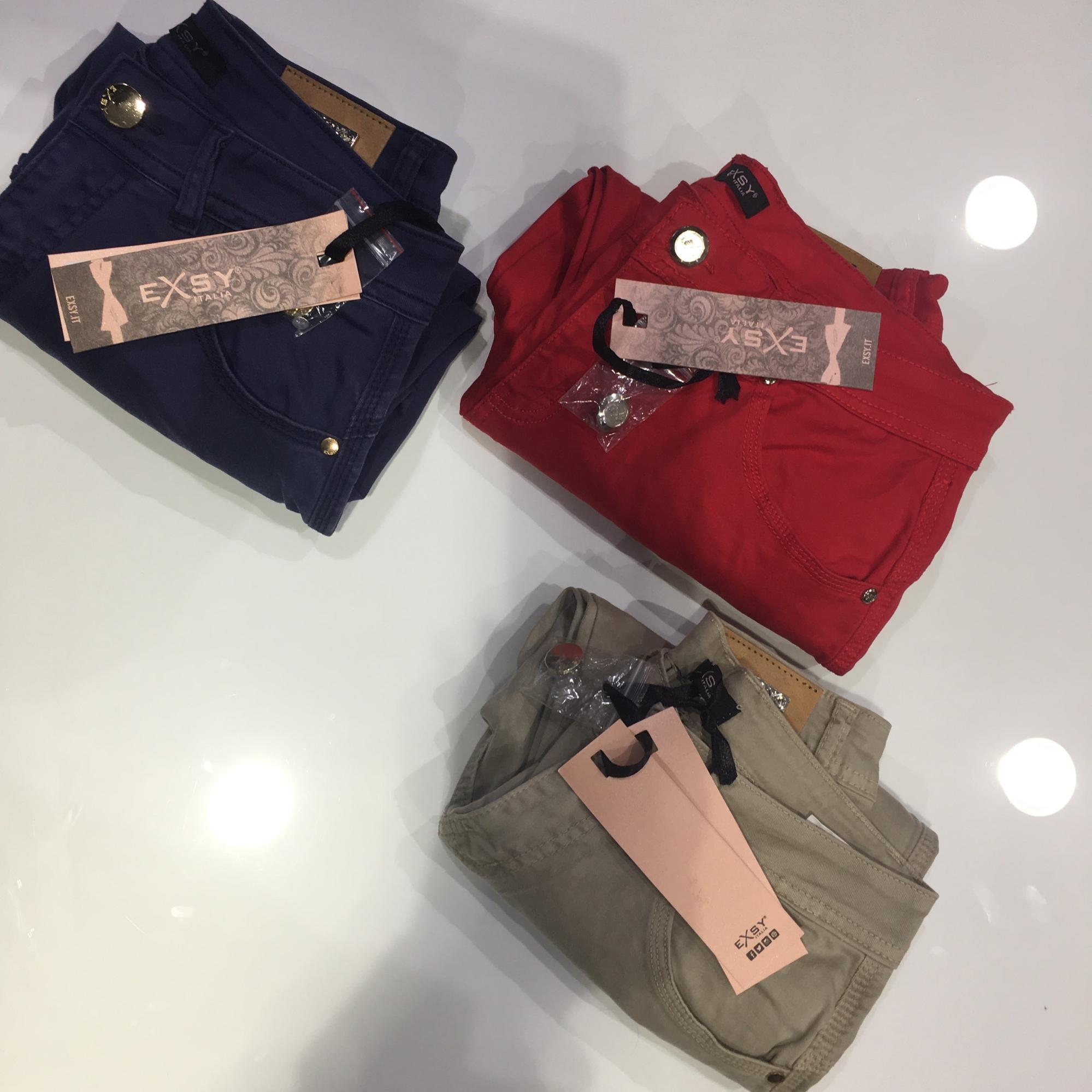 Pantalone donna cinque tasche vita alta 