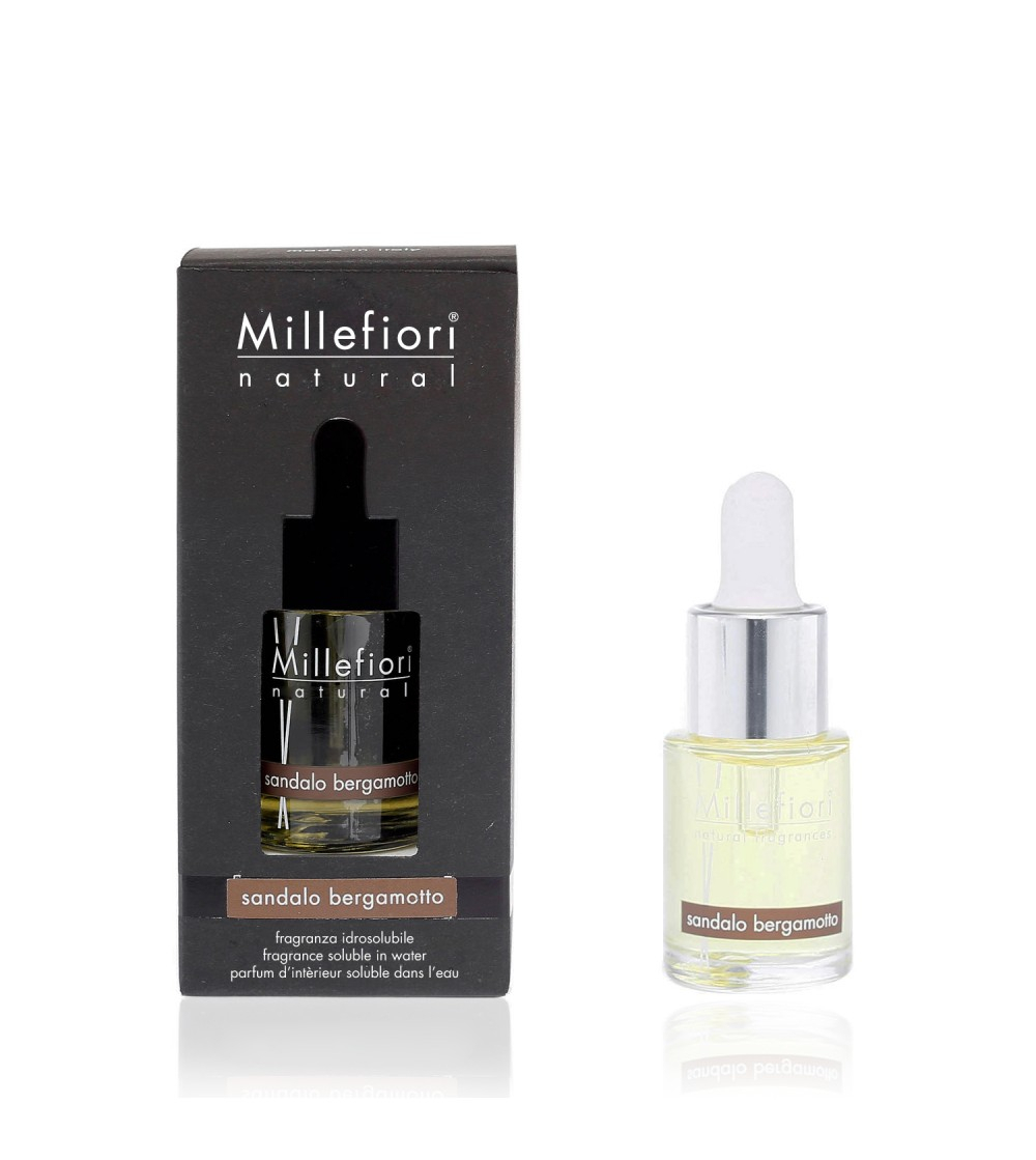 Fragranza Idrosolubile Sandalo e Bergamotto 15 ml. Millefiori Milano