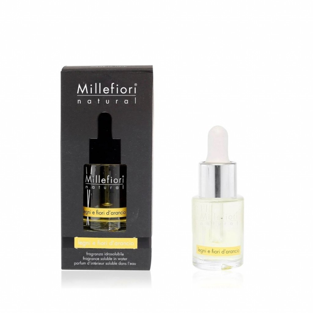 Fragranza Idrosolubile Legni e Fiori d'Arancio 15 ml. Millefiori Milano
