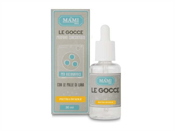 Gocce per Palle di Lana Asciugatrice 30 ml. Pietra di Sole Mami Milano