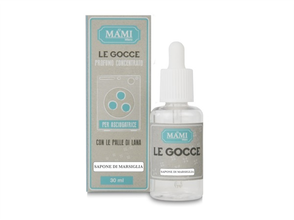Gocce per Palle di Lana Asciugatrice 30 ml. Sapone di Marsiglia Mami Milano