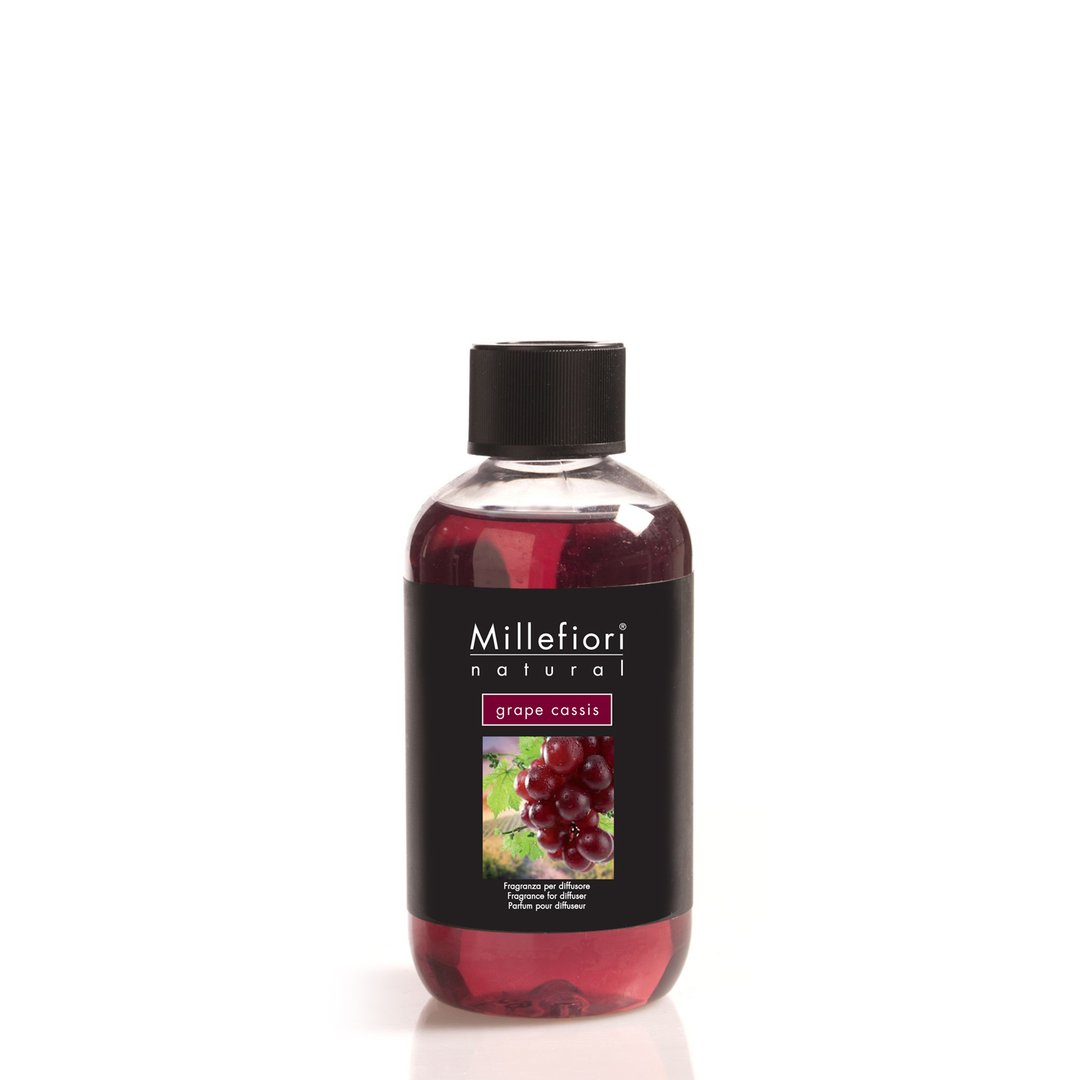 Ricarica per Diffusore a Stick 250 ml. Grape Cassis Millefiori Milano