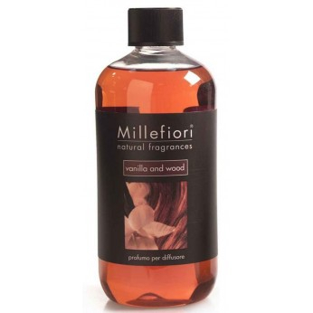 Ricarica per Diffusore a Stick 250 ml. Vanilla & Wood Millefiori Milano
