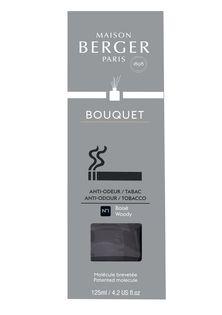 Diffusore di Fragranza a Bastoncini Anti Odore Bouquet Cube Tabac 1 Boisè 125 ml. Maison Berger
