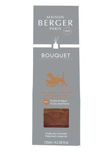 Diffusore di Fragranza a Bastoncini Anti Odore Bouquet Cube Animaux 1 Fruitè Et Fleuri 125 ml. Maison Berger