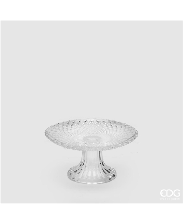 Alzata in Vetro Tonda d.15 h.7 Edg